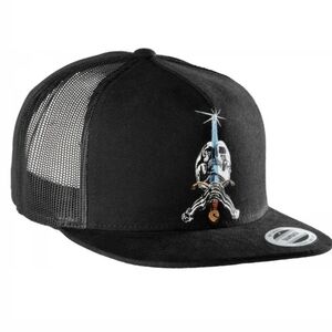 Powell Peralta Skateboard Black Skull and Sword Trucker Snapback Hat